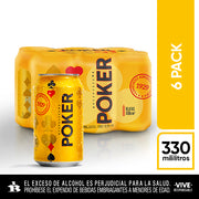 Six Pack cerveza Poker