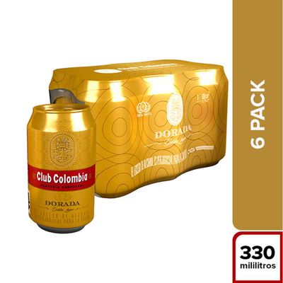Six Pack cerveza Club Colombia
